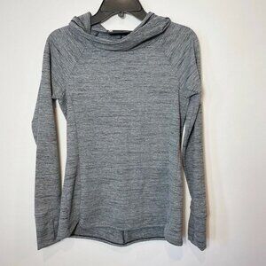 Spyder Womens Solitude‎ Funnel Neck Pullover Top Long Sleeve Gray Small Raglan